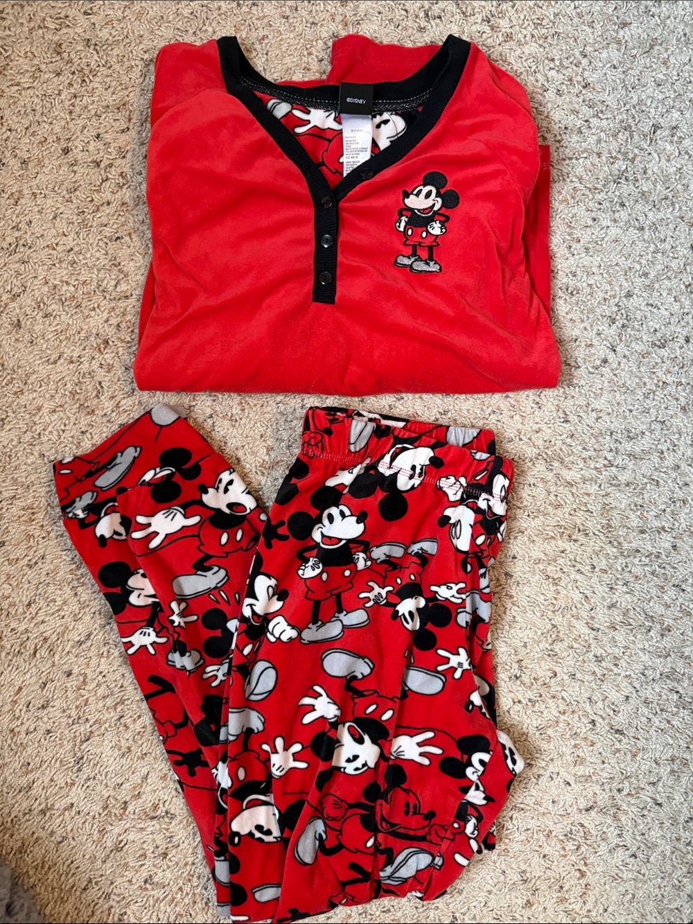 Disney Mickey Mouse Pajama Set